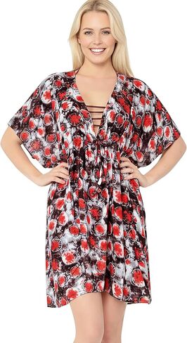 ملابس الشاطئ النسائية من LA LEELA مقاس كبير، أغطية ملابس السباحة للنساء في الصيف، ملابس السباحة على الشاطئ، أغطية لملابس السباحة النسائية، ملابس السباحة، 3X-4X، ليموني، كل انحاء in Kuwait