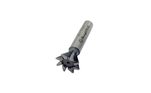Buyohlic Durable Double-Edged HSS Dovetail Cutter End Mill Tool for Metalworking & Machining (45°) (3/4" Inch) in Saudi Arabia