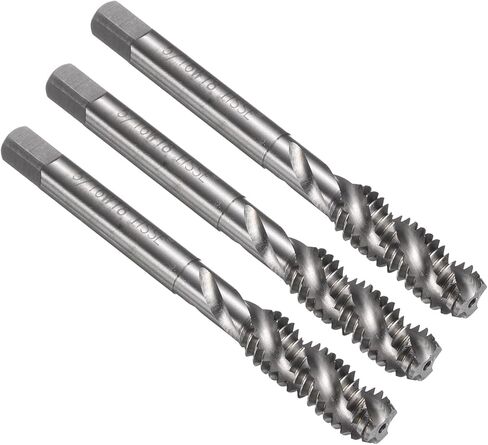 uxcell 3pcs Spiral Flute Thread Taps 5/16-18 BSW H2 Machine Threading Tap Bit, Uncoated Screw Tapping Repair Tool, M35 Cobalt High-Speed Steel (M35 HSS-CO) in Saudi Arabia
