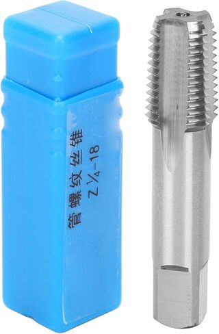 HSS Thread Tap, 1/4 18 High Hardness Tap for Stainless Steel Iron Cast Iron Alloy Steel Carbon, with Fast Cutting Speed High Working Efficiency in Saudi Arabia