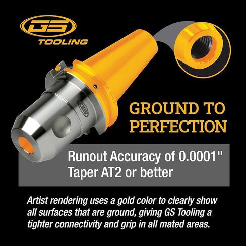 HSK100A End Mill Holder 1/2" x 6.00" – Precision CNC Tool Holder for High-Speed Machining in Saudi Arabia