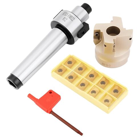 مطحنة نهاية الوجه، تمديد حامل MT3-FMB22 400R-50-22 قاطع مطحنة نهاية الوجه، 10 قطع APMT1604 إدراجات كربيد CNC in Kuwait