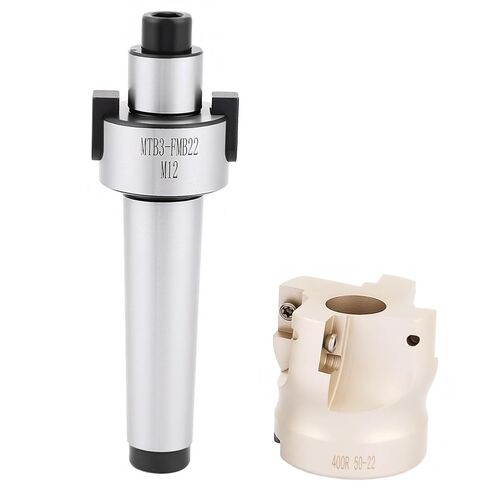 مطحنة نهاية الوجه، تمديد حامل MT3-FMB22 400R-50-22 قاطع مطحنة نهاية الوجه، 10 قطع APMT1604 إدراجات كربيد CNC in Kuwait