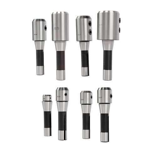 Suitable for 8-Piece R8 End Mill Holder Set (1/2" to 1-1/4") - Compatible with Bridgeport Type Milling Machines (Model 202-5310) in Saudi Arabia
