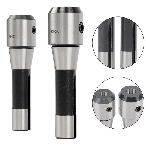 Suitable for 8-Piece R8 End Mill Holder Set (1/2" to 1-1/4") - Compatible with Bridgeport Type Milling Machines (Model 202-5310) in Saudi Arabia