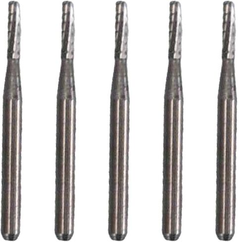 مجموعة لقم مثقاب كربيد مدببة 5 قطع 1 مم لإصلاح زجاج الزجاج الأمامي للسيارات، مادة سبيكة، صلابة عالية، تناسب قطر عرقوب 1.5 مم، فضي، طول 20 مم in Kuwait