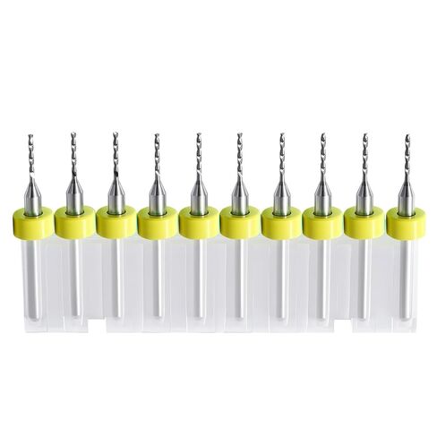 2.4 × 10 Pcs Shank Tungsten Carbide Micro Drill Bits for PCB, Tungsten Carbide PCB Print Circuit Board Tip Rotary Tool, for Circuit Board Jewelry Making 3D Printer Nozzle Cleaning in Saudi Arabia
