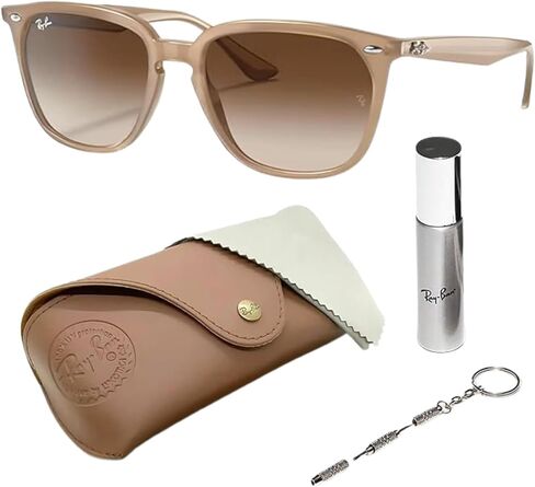 نظارات شمسية Ray-Ban RB4362 مربعة الشكل للرجال والنساء - نظارات شمسية كلاسيكية خالدة بأناقة عصرية - حماية ممتازة من الأشعة فوق البنفسجية وعدسات كلاسيكية - نظارات شمسية للرجال والنساء in Saudi Arabia