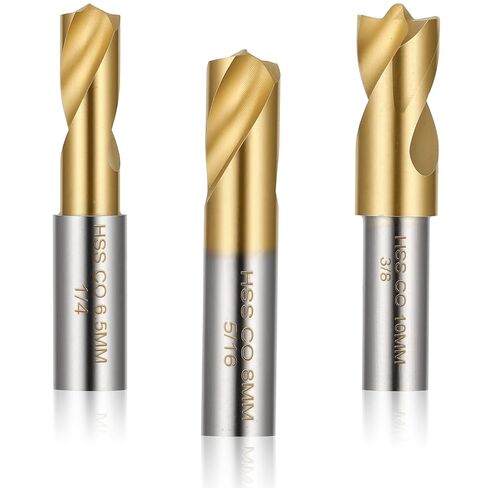 3pcs Spot Weld Cutter 6.5/8/10mm Spot Weld Drill Bit Titanium High Speed Steel Spots Welds Removal Tool Welding Equipment in Saudi Arabia