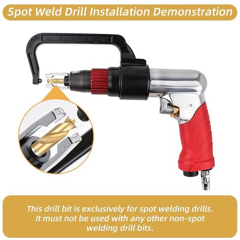 3pcs Spot Weld Cutter 6.5/8/10mm Spot Weld Drill Bit Titanium High Speed Steel Spots Welds Removal Tool Welding Equipment in Saudi Arabia