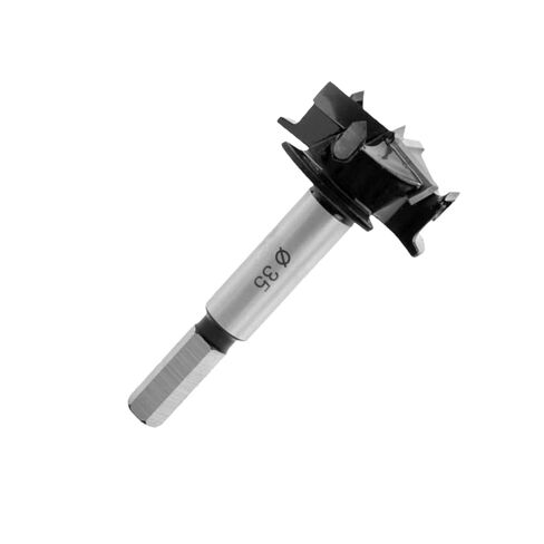 jojofuny 35mm 3-Blade Woodworking Hole Cutter Drill Bit High-Speed Steel Centering Design for Wood Plastic and Hinge Installation in Saudi Arabia