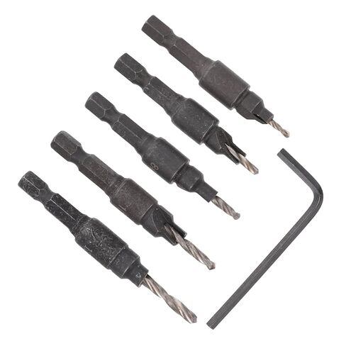 jojofuny 6pcs Woodworking Drill Bits Set Carpentry Hole Opener and Wrench Tool for Efficient Woodworking Projects Design for Bench and Hand Drills in Saudi Arabia