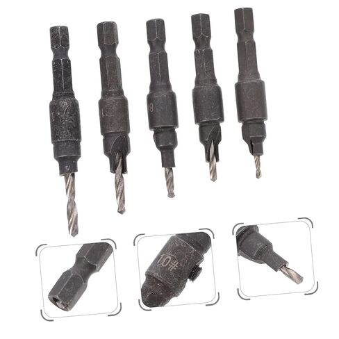 jojofuny 6pcs Woodworking Drill Bits Set Carpentry Hole Opener and Wrench Tool for Efficient Woodworking Projects Design for Bench and Hand Drills in Saudi Arabia