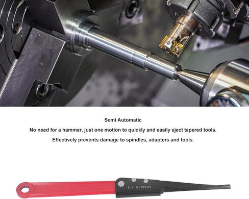 Morse Taper Drift Key Tool, Morse Taper Ejector Drift Key, MT1 MT2 MT3 Semi Automatic, Excellent 42CrMo Alloy Steel Material, Multifunctional, Compact and Portable,Wide Application in Kuwait