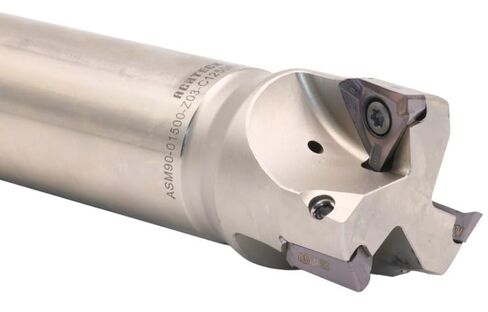 ASM90-01500-Z03-C1250R-TD15-C 1.50 Inch Dia. Indexable End Mill 90° Lead. 3 Teeth with 3 Cutting Edges 5.125 OAL in Saudi Arabia