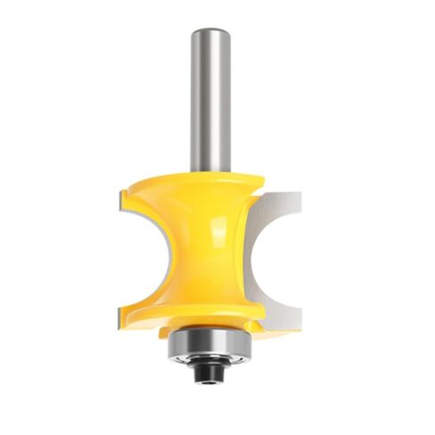 Bullnose Half Round Concave Milling Cutter, Micro Grain Tungsten Carbide Blade for Handheld Router 1piece(6.35x6.35mm) in Saudi Arabia
