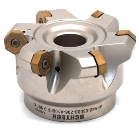 AFM45-03000-Z06-A1000R-XN07-C 3.00 Inch Dia. Milling Cutter, 45° Lead. 6 Teeth with 14 Cutting Edges in Saudi Arabia