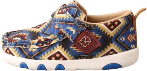 Twisted X Baby Boys' Southwestern Casual Shoes Moc Toe Multi 3 D(M) US in Kuwait