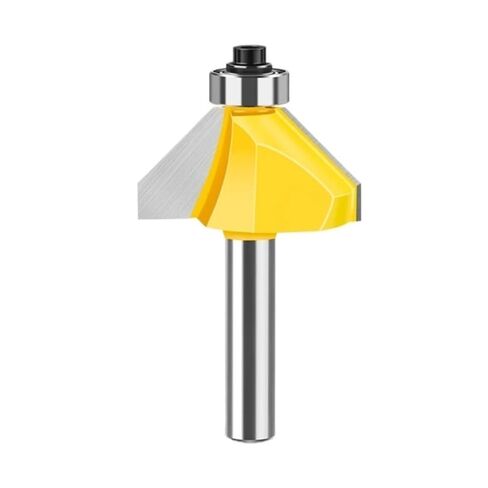1piece 45 Degree Woodworking Milling Cutter Trimming Machine Tool, Sharp Engraving Machine Accessory 8mm Shank(8X6.35mm) in Saudi Arabia