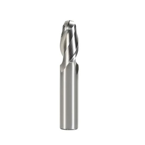 1pcs High Speed Steel Straight Shank Ball End Mill 2 Blade CNC Machining End Mill (R7xD12x32x120L) in Kuwait