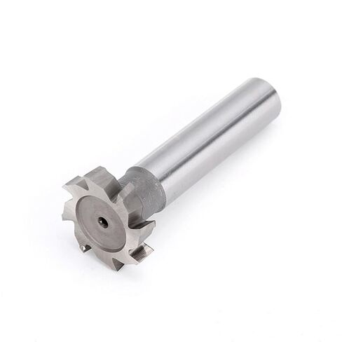 T Slot Milling Cutters 10mm Cutting Dia 3mm Depth 6mm Shank High-Speed Steel Woodruff Keyseat Cutter, 6 Flutes T-Slot End Mill Keyway T Groove with Carbide Tipped, 10mm x 3mm in Saudi Arabia