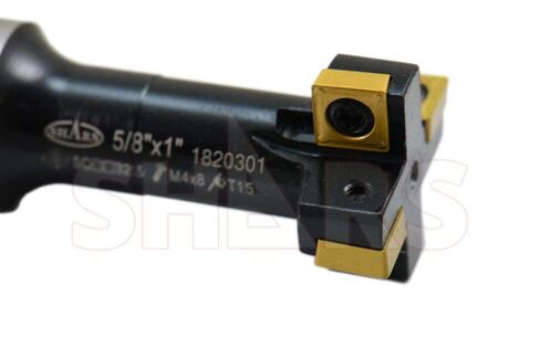 Shars 5/8" T Slot Indexable Cutting End Mill Cutter SCMT Insert 404-6612 P in Saudi Arabia