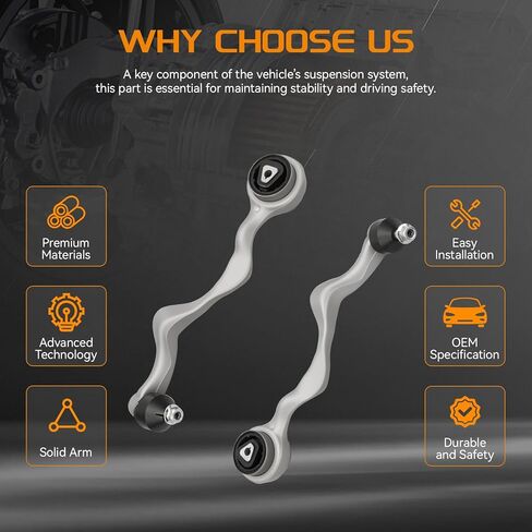 ذراع التحكم العلوي الأمامي لـ 2008 2009 2010 2011 2012 2013 لسيارات BMW 128i & 135i; 2006 لسيارات BMW 325i و330i; 07-12 لسيارات BMW 328i؛ 09 10 11 لسيارات BMW 335d & Z4 ذراع التحكم العلوي 31124036269 31124036270 in Saudi Arabia