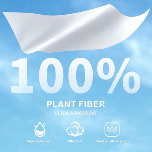 مناديل مبللة جافة للأطفال من هابي بوم - مناديل مبللة للأطفال مصنوعة من القطن بنسبة 100%، للاستخدام الرطب والجاف، 200 قطعة غير معطرة لبشرة الطفل الحساسة in Kuwait