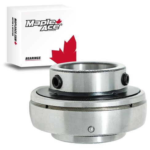 MAPLE ACE UC207-20 محمل إدراج 1-1/4 بوصة، OD كروي مع مجموعة مسامير وفتحة تزييت in Kuwait