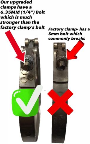توربو لاب أمريكا 2001-2007 HY35 HE351CW HE341 محمل الإسكان إلى الإسكان التوربيني Vband Clamp in Kuwait