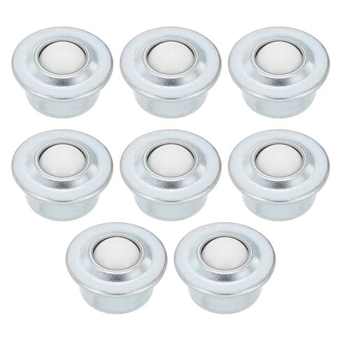 PATIKIL 5/8" Roller Ball Transfer Bearing, 8 Pcs Round Ball Transfer Unit Nylon, Carbon Steel Casters for Conveyor Roller Stand Transmission Furniture in Saudi Arabia