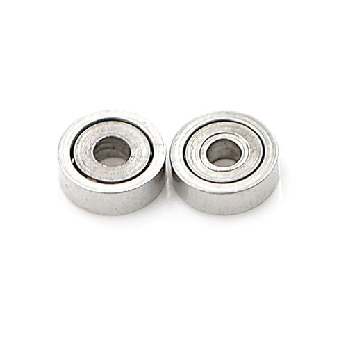 681ZZ Miniature Metal Ball Bearings, Silver Tone Iron, 1x3x1mm Open Micro Bearing, 10 Pack (One Size) in Saudi Arabia