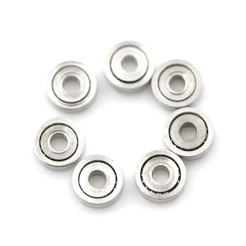 681ZZ Miniature Metal Ball Bearings, Silver Tone Iron, 1x3x1mm Open Micro Bearing, 10 Pack (One Size) in Saudi Arabia