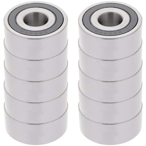 [10-Pack] 5304-2RS - Angular Contact Ball Bearing 0.7874 in x 2.0472 in x 0.875 in (ID x OD x Width) | 20 mm x 52 mm x 22.2 mm (ID x OD x Width) with Double Rubber Seal in Saudi Arabia