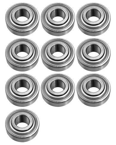 10Pcs Deep Groove Ball Bearing 0.64 inch Bore Fit for FAFNIR 203KRR2 BCA 203RRAR10 Ford 222279 Case F16246 Link-Belt Gehl IHC John Deere Great Plains Lilliston White Replace 203KRR2 in Saudi Arabia