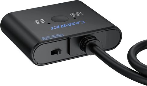 CAMWAY PS2 to HDMI Converter - 4:3/16:9 Conversion 1080P AV to HDMI Adapter Male Cable for PS1/PS2 Retro Gaming Consoles, Plug and Play,Clear Video and Audio in Kuwait