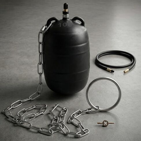 قابس أنبوب قابل للنفخ مقاس 4 بوصات، طقم توصيل اختبار الصرف الصحي مع خرطوم هواء قوي بطول 3.3 قدم وسلسلة سحب آمنة لفحص خطوط أنابيب الصرف الصحي، واختبار ضغط خطوط الأنابيب، وحجب الصرف in Kuwait