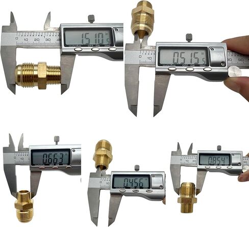 2 Pack 3/4" Flare x 1/2'' Inch NPT Male Brass Couples Tube Fitting Half Union Gas Adapter Connector by CX WONDERLAND in Kuwait