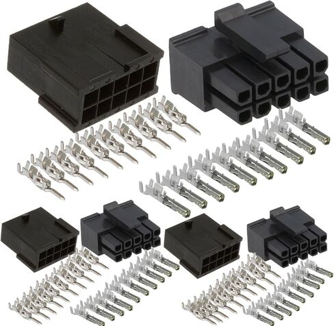 10-PIN 2x5 Row Interconnect System 10.5 A with 3.00 mm Pitch Male & Female Receptacle and Plug, w/Terminal (20-24 AWG) Compatible with Molex Micro-Fit 3.0 in Saudi Arabia