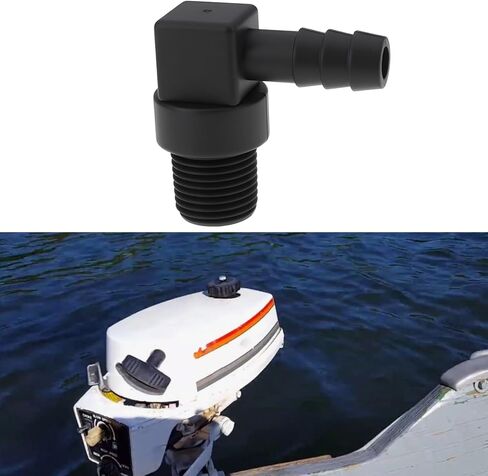 SING F LTD 2pcs Outboard Pipe Thread to Hose Barb Elbow 0321886 Compatible with Johnson in Saudi Arabia