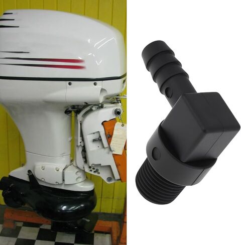 SING F LTD 2pcs Outboard Pipe Thread to Hose Barb Elbow 0321886 Compatible with Johnson in Saudi Arabia