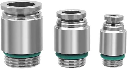 304 الفولاذ المقاوم للصدأ اقتران هوائي موصل سريع 4 6 8 10 12 مللي متر الموضوع مسدس المناسب 50 قطعة (BXG-POC4-G01) in Kuwait