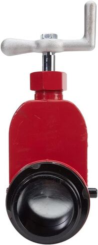 FireHoseDirect صمام بوابة صنبور النار من الألومنيوم الأحمر مقاس 2 1/2 بوصة in Saudi Arabia