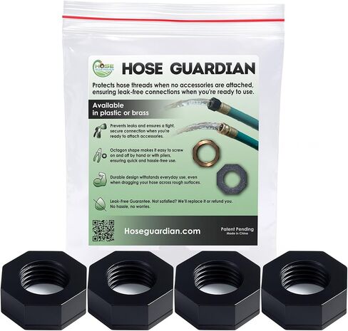 | Open End Garden Hose Thread Protector Cap – Plastic End Cap for 3/4″ Threads - Leak-Free, Crush-Resistant Female End Plug – Protects Threads When Not in Use (2-Pack) in Saudi Arabia