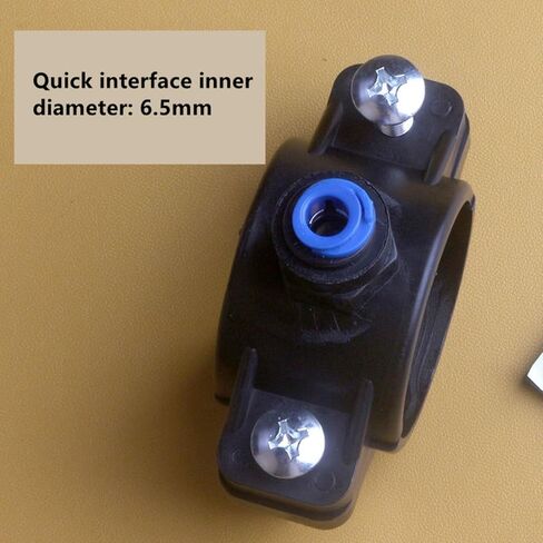 2 Packs 1/4 Inch OD Drain Saddle Valve – Quick Connect Push Fittings, Compatible with Reverse Osmosis (RO) Water Filtration & Pure Water Filter Systems in Kuwait