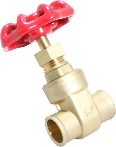 1 Piece XFITTING 1/2" Sweat Brass GATE Valve 200 PSI WOG, Full Port in Kuwait