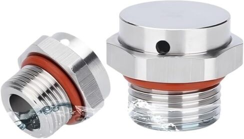1/5PCS 304 SSteel Waterproof Air Vent Valve M5 M20 M8 Screw In Protective Plug M12 E-PTFE Metal Breather Vent Valve(SS304,M8X1.25_-) in Saudi Arabia