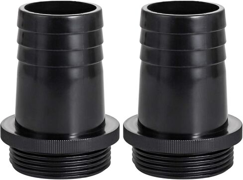 ABS الشائكة تركيب موصل خرطوم 1-1/2 "الشائكة x NPT تركيب أنبوب الذكور، محول، الجدول 39، أسود 2pack in Kuwait