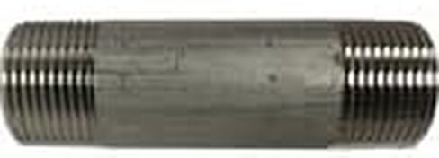 MIDLAND INDUSTRIES 48100 Pipe Nipple, 1 in 1 in, 1-1/2 in L, Stainless Steel, SCH 40 Schedule in Kuwait