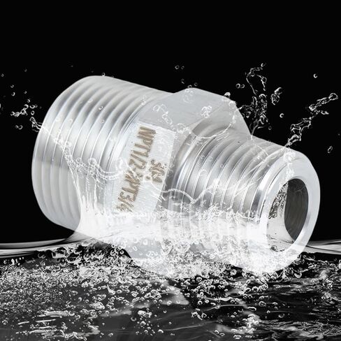 2 حزمة محول ذكر 1/2 إلى 3/4 ذكر، NPT1/2 ذكر-NPT3/4 حلمة ذكر، تركيب أنابيب ملولبة للخدمة الشاقة، فولاذ مقاوم للصدأ 304. in Kuwait